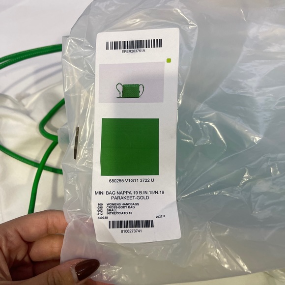 Brand new Bottega Veneta Small Loop in Parakeet - Picture 4 of 5